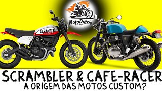 Estilos de moto: Movimento Scrambler e Café Racer, a ORIGEM das MOTOS CUSTOM?