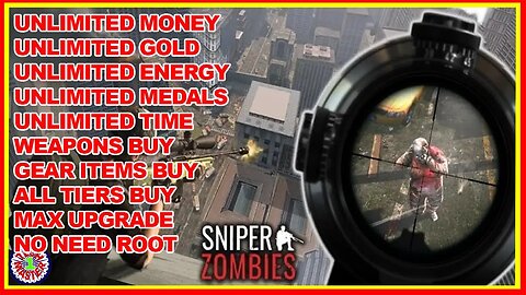 SNIPER ZOMBIES MOD APK v1.60.3 (UNLIMITED MONEY/GOLD/MEDALS) NO ROOT