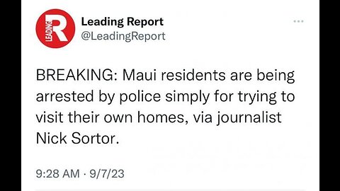 **OPRAH LIED!! Maui Reporter EXPOSES Dark TRUTH About Island Fire: "The FEDS Are Destroying Evidence