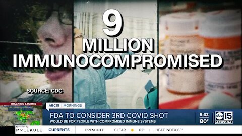 FDA to consider third COVID-19 shot