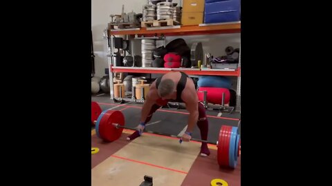 RAUNO HEINLA DEADLIFT 300KG, 325KG, 350KG E 375KG..OPS!!! #Shorts