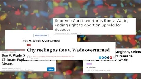 Rundown: Roe v Wade is Overturned