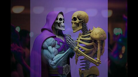 Skeletor in Love. Midjourney journey.