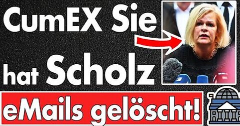 Brisant: Faeser hat Scholz bei CumEX gerettet! Innenministerium hat gelöscht, blockiert und gelogen!