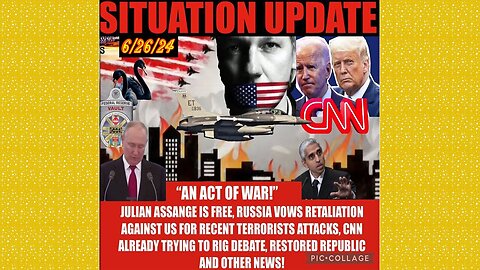 SITUATION UPDATE 6/27/24 - Nato At War W/Russia,Israel & Hezbollah,Trump Trial,Gcr/Restored Republic