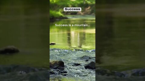 Success is a mountain #shorts #facts #successmotivation