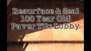 🏢 Restore 100 Year Old Lobby Floor