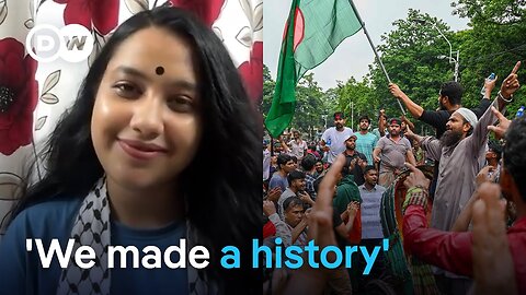 Member of Bangladesh's student movement talks about the day Sheikh Hasina resigned | DW News | NE