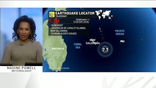 Powerful earthquake strikes in the Pacific