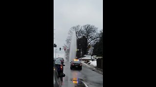 water main break