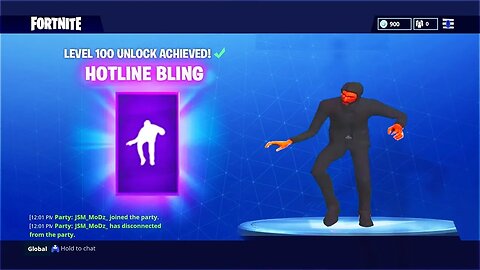 "HOTLINE BLING" Emote Unlocked at LEVEL 100 in Fortnite! - SEASON 4 ALL HIDDEN EMOTES!