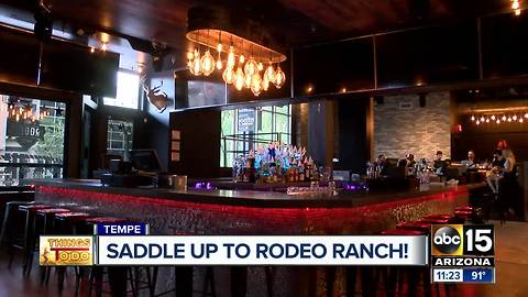 First look: Western bar, Rodeo Ranch, opens on Mill Avenue