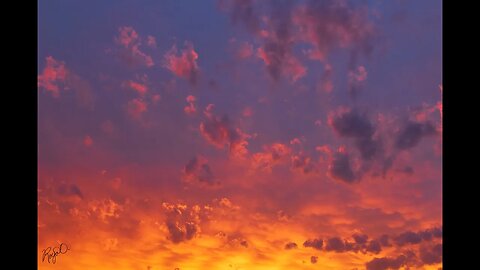 Dramatic Cloud Scenes with Heavy Rain for Relaxation, Sleep and Stress Relief