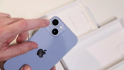 Unboxing the iPhone 14 Blue 128gb Model