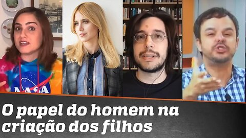 Mel Lisboa expõe teacher da filha e bancada debate papel do homem na criação dos filhos