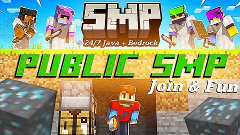 Minecraft Live SMP 24/7 Server | Join 24/7 SMP | LET"S PLAY BEDWARS