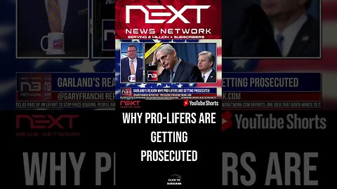 Garland's Reason Why Pro-Lifers Are Getting Prosecuted #shorts