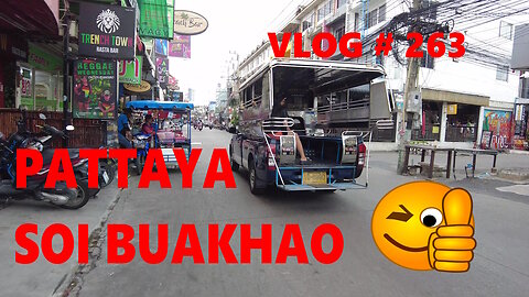 A Day walk along Soi Buakhao & LK Metro, Pattaya Thailand