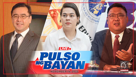 LIVE: Pulso ng bayan kasama sina Admar Vilando at Jade Calabroso | Nobyembre 14, 2023