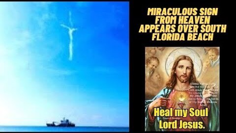 Miracle Sign from Heaven Appears Above Beach in Florida!