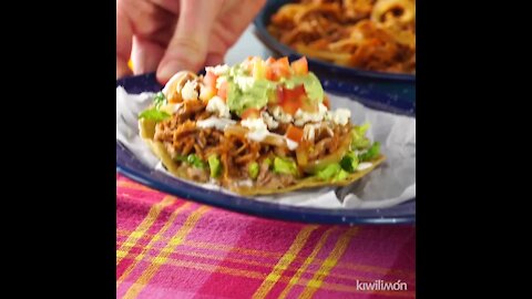 Chipotle Shredded Beef Tostadas