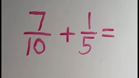 Adding and Subtracting Fractions with Unlike Denominators (Butterfly Method)