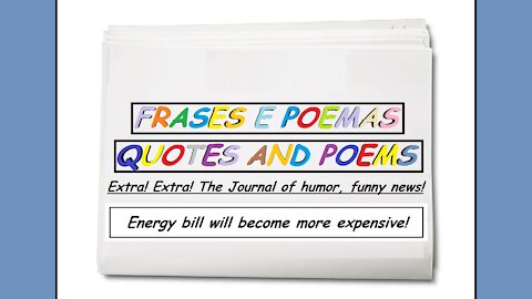 Funny news: Energy bill will become more expensive! [Quotes and Poems]