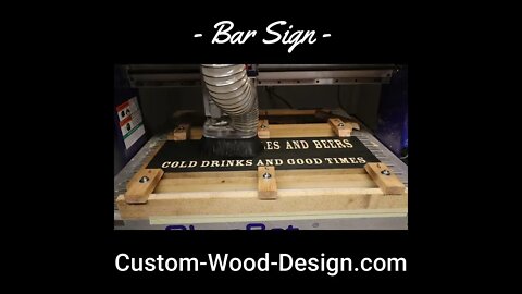 Home Bar wood Sign // #shorts #woodsign #signmaking #cnc #viral #fyp #homebar #bar #barsign