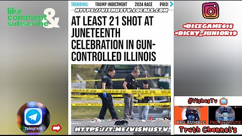 At Least 21 Shot At Juneteenth Celebration... #VishusTv 📺