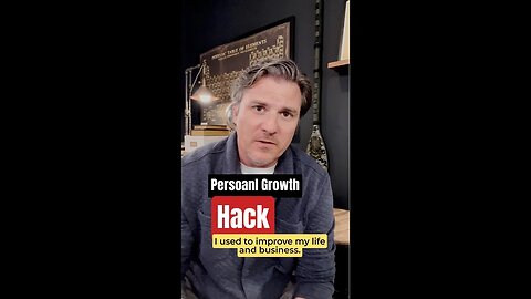 🔥 My Best Personal Growth Hack #growthhacking