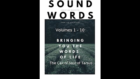 Sound Words, The Call of Saul of Tarsus