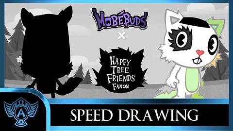 Speed Drawing: Happy Tree Friends Fanon - Laky | Mobebuds Style