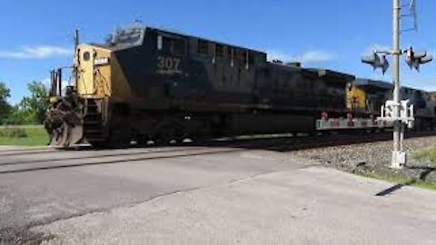 CSX Train Meet from Bascom, Ohio August 30, 2020