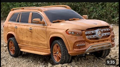 Wood Carving - Mercedes-Benz GLS 450 4MATIC 2022 - Woodworking Art