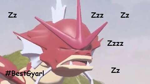 sleeping red Gyarados is definitely cuter than you