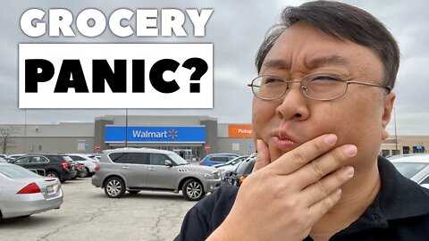 What is Grocery Shopping Like During a Panic?