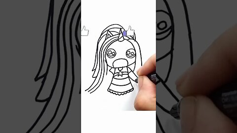 How to draw and paint Poopsie Unicorn