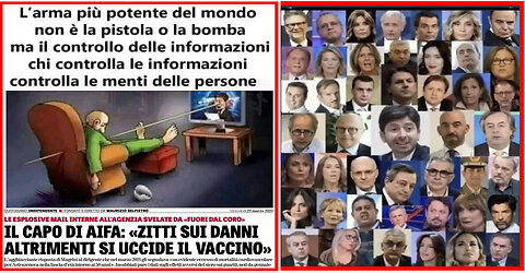 ⚖️ IL CAPO DI AIFA 💩🤡💩: ZITTI SUI DANNI💉 💀 ⚰️ ALTRIMENTI SI UCCIDE 💩 💉 💩IL VACCINO⚖️