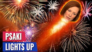 JEN PSAKI GETS PRESSED ON BIDEN’S PATHETIC JOBS REPORT - PSAKI LIGHTS UP LIKE A FIREWORK