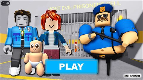 NIVEL SECRETO _ PRISIONERO SE ENAMORA DE LA POLICÍA EN ROBLOX_ Obby