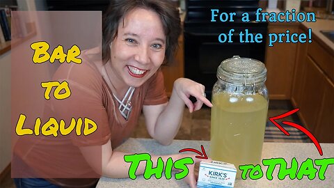 Liquid Castile Soap Making HACK [Kirks or Dr. Bronners Castile Soap]