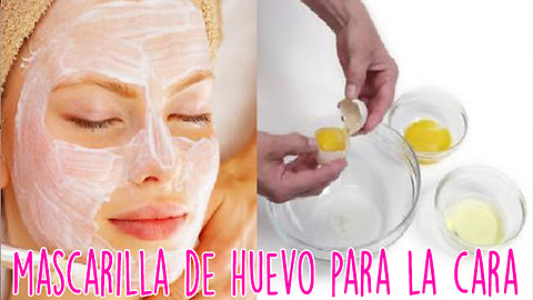 Mascarilla De Huevo Para La Cara