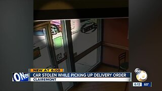 Navy veteran's car stolen while waiting to pick up food