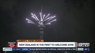 New Zealand rings in new year