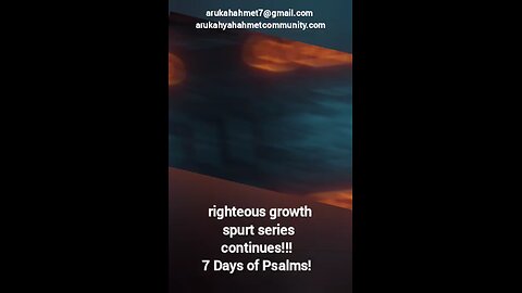 7DAYS OF PSALMS INTRO!!!