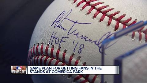 Game plan for getting fans in the stands at Comerica Park