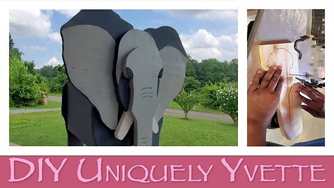 Elephant Garden Planter | Scroll Saw Project | Woodworking