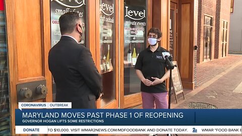 Maryland moves past phase 1 of reopening