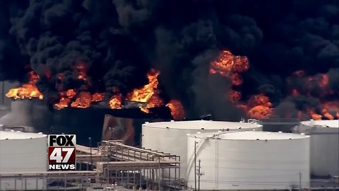 Schools to reopen as Texas chemical plant fire continues to burn. Health officials are not convinced that it's safe