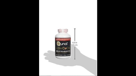 Qunol Ultra CoQ10 100mg, 3x Better Absorption, Patented Water and Fat Soluble Natural Supplemen...